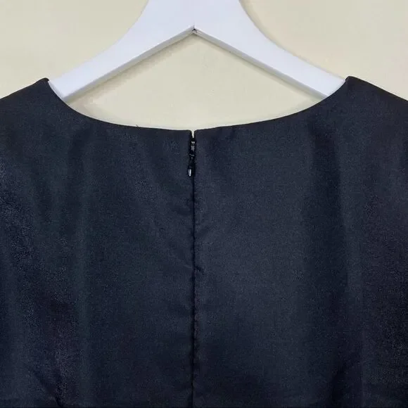 FRENCH CONNECTION Dreams Are Free Shift Dress Black Neon Sign Size 6 - Picture 6 of 7